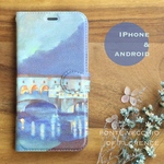 ポンテ・ヴェッキォ 手帳型スマホケースiPhone16 iPhone16e iPhone15 Xperia GALAXY AQUOS ARROWS Android対応【送料無料】