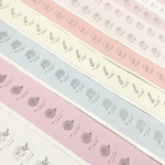 名入れ/サンキューシール/イラスト入り/お花/花柄/和風/ラッピング/シール/桜/さくら/椿/あじさい/紫陽花/ダリア/菜の花/牡丹/花柄/サンクスシール