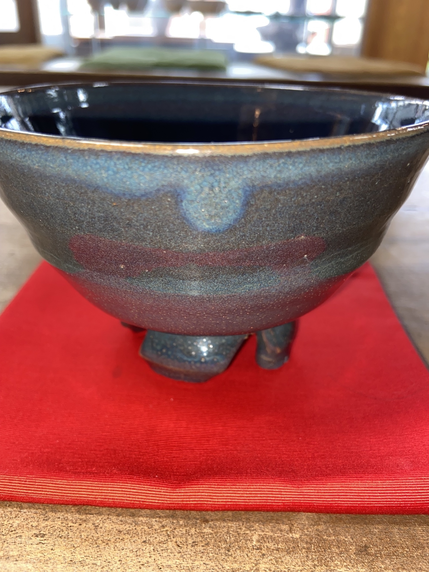 萩焼 蓮光山 3代目 徹千代作 【萩大米釉茶碗】新品