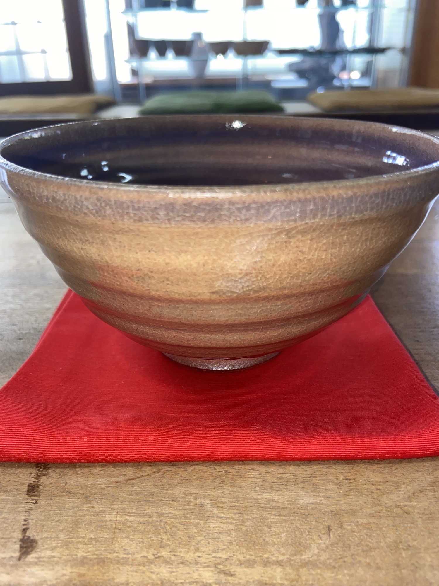 萩焼 蓮光山 3代目 徹千代作 萩紫舞茶碗 新品 珍しいコバルト色 登窯焼成 山口県 萩焼 蓮光山 Minne 国内最大級のハンドメイド 手作り通販サイト