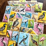 世界の切手~鳥~30枚☆使用済み切手・海外切手