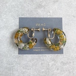 botanical hoop イヤリング