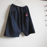デニムのサルエルパンツ　着丈65ｃｍ