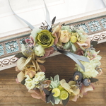 Petite Couronne＜Vert Nature＞＊幸せ舞い込むリース＜ミニ＞