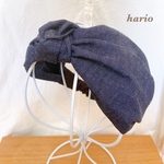 ＊再販＊薄手柔らか国産デニムのヘアバンド