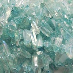 クリスタル（水晶）　氷柱（ナゲット）AB(オーロラ)　約17ｇ　A（No2）