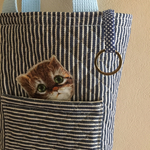 K様ご予約済　編み物猫ちゃん昼寝ねこちゃん包まる猫ちゃんのトート