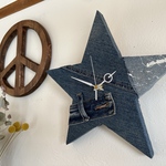 denim STAR clock