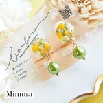 Mimosa   /   揺れるミモザのイヤリング