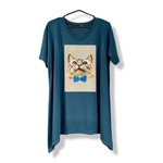 うちの子♡接触冷感！ひんやりTシャツ(ポリエステル)UVカット機能付/カラー背景デザイン