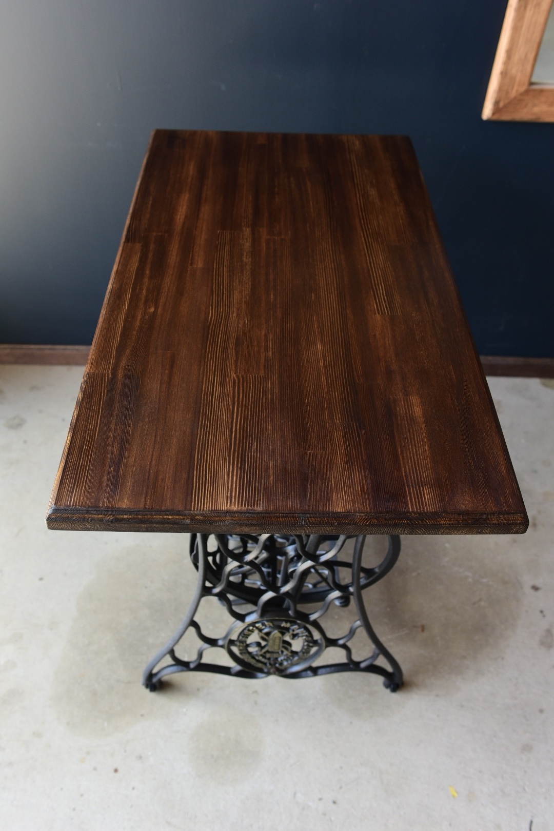 復元レベルに拘る 最も美しい網脚 SINGER 70㎝×45㎝ ミシンテーブル