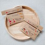 ★宛名シール＆差出人シール　きのこ・紅葉＆いちょう ２種より☆ クラフト★
