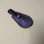 レザークラフト　お洒落な革小物　ストラップ付、靴ベラ　（ダークブラウン　本革）