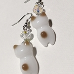 専用です⚠️猫さんピアス＆チャームSET