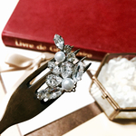 ★Ear cuff　Crystal*bridal/wedding/結婚式/ｳｪﾃﾞｨﾝｸﾞ/ﾌﾞﾗｲﾀﾞﾙ/ｽﾜﾛﾌｽｷｰﾋﾞｼﾞｭｰ