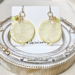 大きい輪切りレモンピアス🍋
