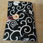 収納カードケース(猫ブラック）