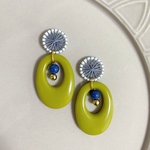 ＊ハンドメイ糸ボタン ピアス イヤリング＊