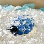 U517　宇宙を宿すガラスのウミウシ［羊］