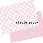 Simple paper_pastel pink