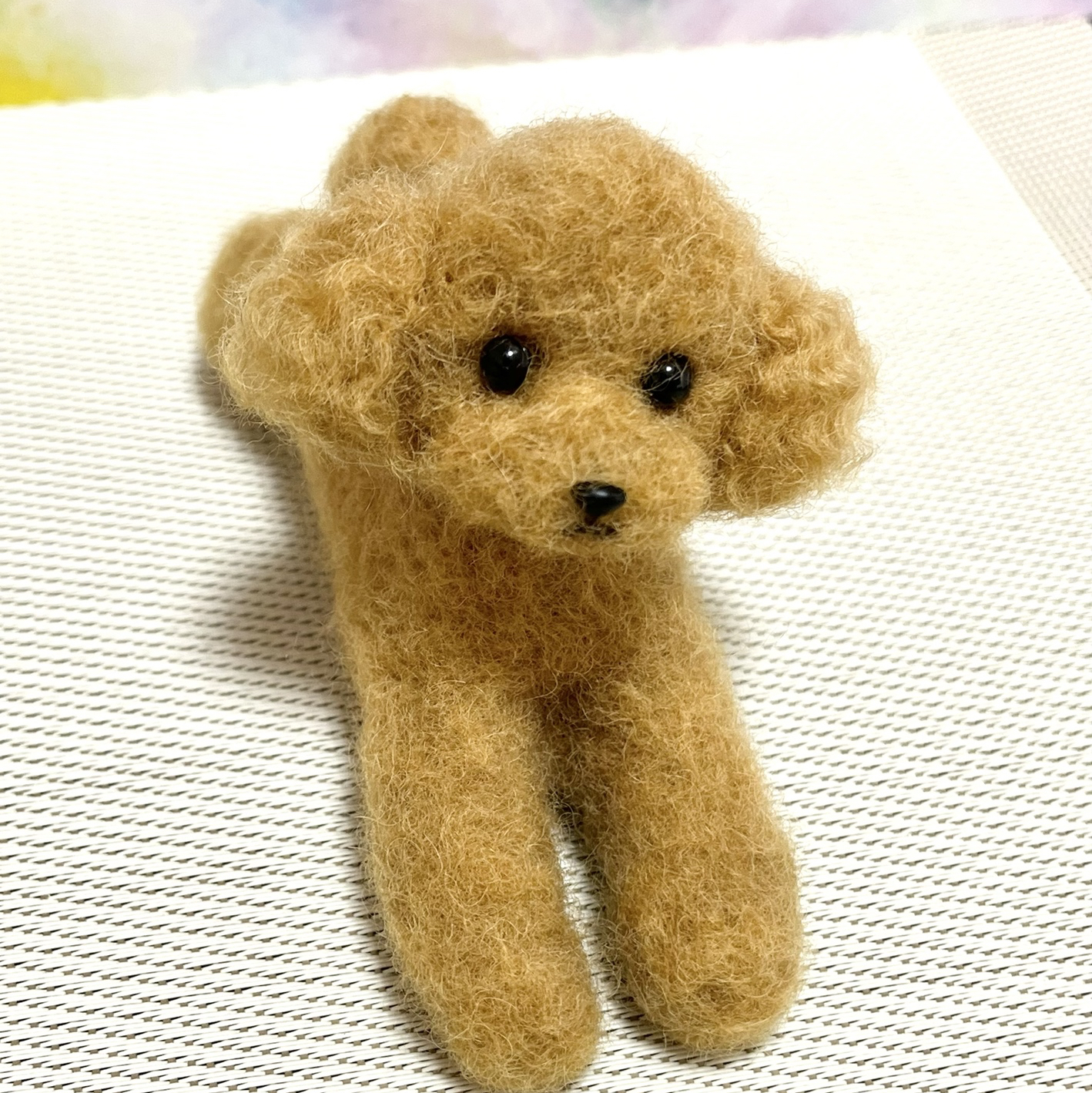 人気❤︎【受注作製】送料込み♡羊毛フェルト トイプードルちゃん 大っ
