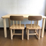 fa様専用ページ 子どもテーブル　幅90×奥50×高45センチ+キッズチェア 座面高さ25センチ2脚