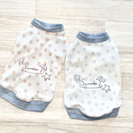 再販　オーダー可能　犬服　接触冷感ドット柄タンクトップ