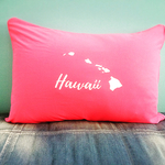 Hawaii map sweet pink