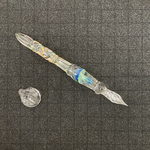【1点限定 ブルー クラゲ ガラスペン 】