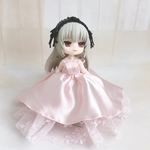 トレーンカラードレス_ピンク【ねんどろいどwomanサイズ】