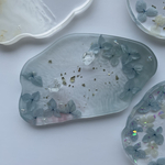 紫陽花のアゲートスライス風リングピロー　② #minne_new
