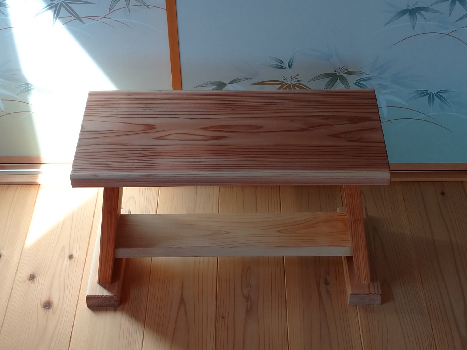 天然杉板 無垢材 本棚 飾り棚 シェルフ ハンドメイド - Sou天然木工房