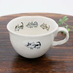 【再販】ねこねこ　手付きカップ(磁器)　84-NN-C