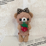 イチゴ大好き☆ドットリボンのクマちゃん☆