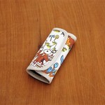 アリスティーパーティー柄白＊キーケース