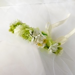 Baby・Kids Flower Crown- White&Green花冠