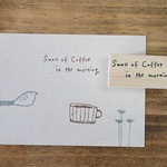 Smell of Coffee in the morning [ラバースタンプ(樺台木)]