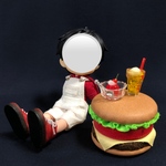 ◆【ハンバーガー オブジェ】モデルはオビツ11 
