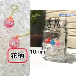 水入りヨーヨー 10mm 花柄ピンク❋フィギュアにもピッタリサイズ