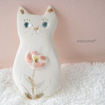 花一輪のねこ＊ブローチ