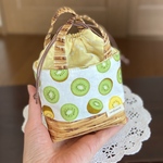  ＊飴ちゃんミニトート＊🥝キウイ  おにぎり入れ  おやつ入れ