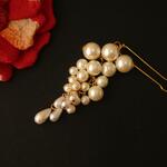 かんざし、もしくは根付け（帯飾り）「豊潤のパール」　樹脂パール　ゴージャス