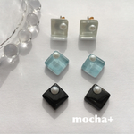 【期間限定♡送料無料】大人可愛い＊ガラスタイルピアス