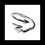 再販【devil_feather RING】パンク ロック シルバー  ストーン 指輪 プレゼント  病みかわいい メンヘラ モード 病みかわいい ゴシック 悪魔 デビル 羽根 ダーク