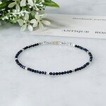 ❮再販×2❯ 天然石★ サファイア カレンシルバー ブレスレット