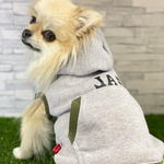 ＃スターフーディ (カーキ)　犬服 名前入れ無料 送料無料　サイズオーダー 名入れ パーカー イタグレ チワワ ダックス トイプー ポメラニアン ヨーキー　ドッグウエア　ドッグウェア