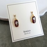 ロイヤルパープル　イヤリング/ピアス