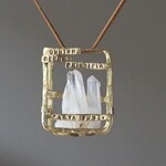 specimen 水晶クラスターと真鍮のペンダント ◼pivo◼1551