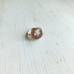 dryflower ring dark pink/ドライフラワー  レジン