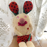 キャンディリップうさころ🐰🍬☆うさぎ ぬいぐるみ ふわふわ 